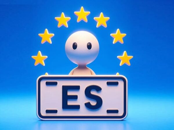 Imagen de matrícula española GFF